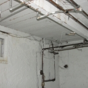 17 Basement laundry room with opened splice boxes and are still alive
