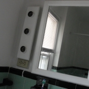 21 Second floor bathroom mirror lights and non GFI outlet