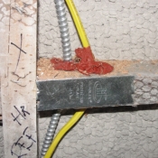 02-Nail plates are used to cover the wire so a sheetrock screw would not penetrate into the wire