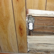 07-New box and outlet brought out to meet the sheetrock that will be covering the paneling