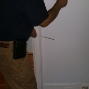 05-The replacement of a switch in an upstairs bedroom